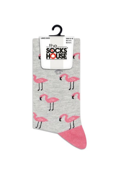 Flamingo Desenli Çorap