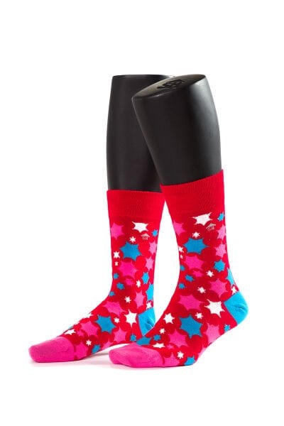 Kadın Çift Kat Bambu Sıçrama Desenli Çorap