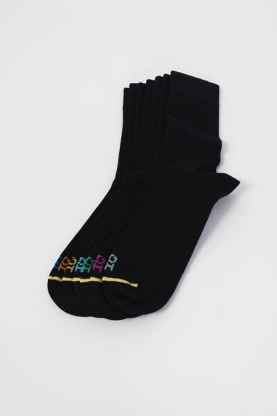 7’li Set Bambu Unisex Çorap - Soket - Dikişsiz - Yumuşak Çorap - Her Güne Farklı Bir Renk